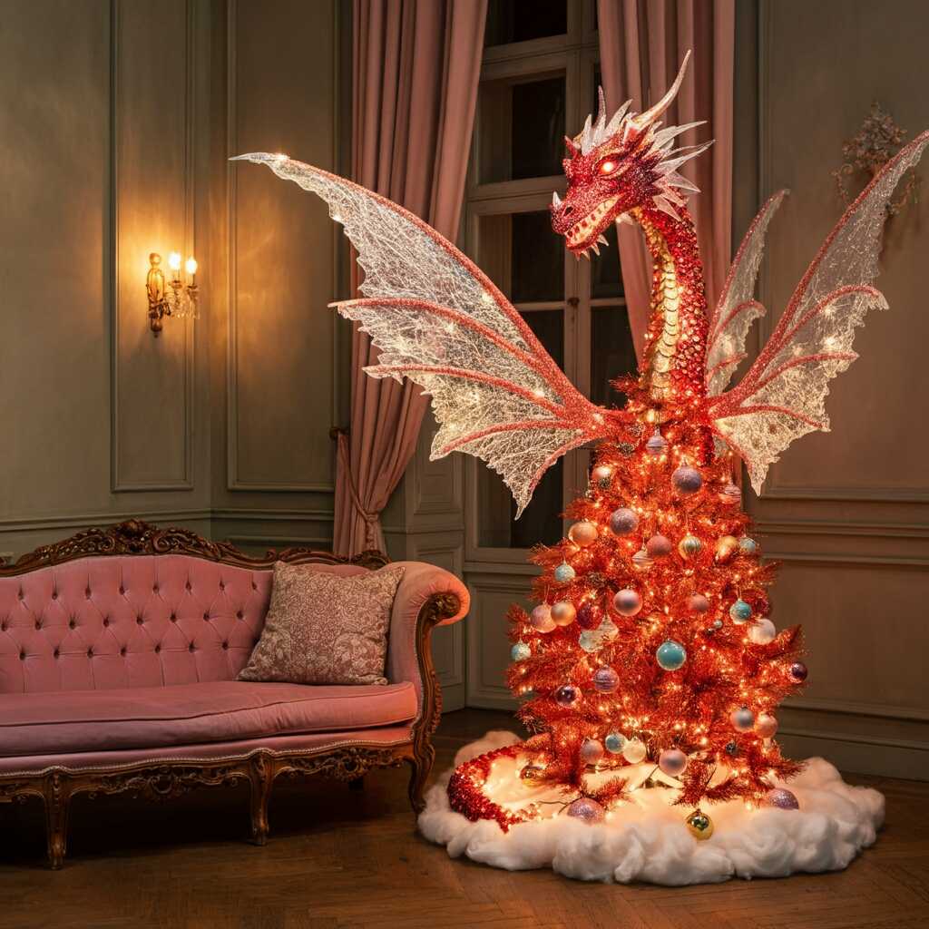 Unleash Festive Magic with a Majestic Dragon Christmas Tree